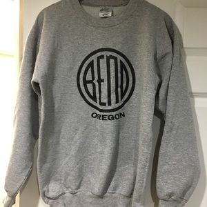 Bend, Oregon Grey Crewneck Sweatshirt
